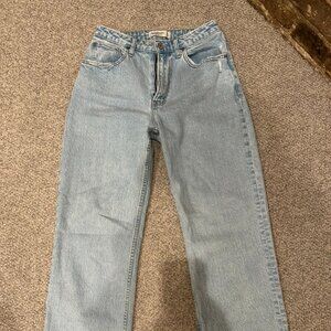 Abercrombie 90s Relaxed High Rise Curve Love Jeans Size 4R